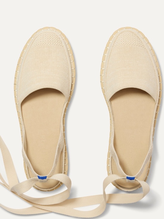 Rothy's Shoes - Rothy's The D'Orsay Espadrille - Seashell Size 8